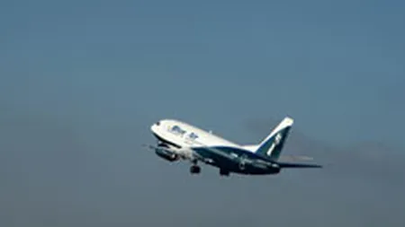 Blue Air: 30.000 de pasageri pe rutele din Bacau in sezonul de iarna