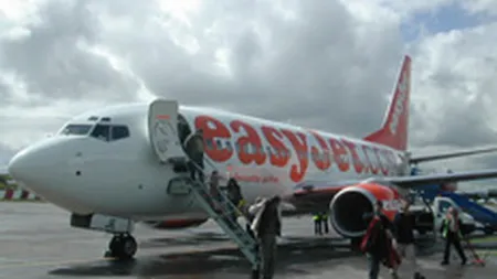 Tinta easyJet in primul an in Romania: 220.000 pasageri pe trei rute