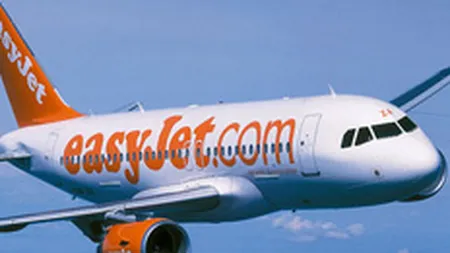 Numarul de pasageri easyJet a crescut cu 13% in ultimele 12 luni