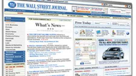 Accesul gratuit la wsj.com ar putea creste de 10 ori numarul abonatilor