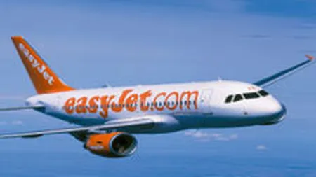 easyJet transporta in medie in Romania 10.000 de pasageri pe luna