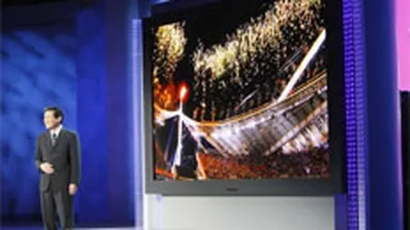 Panasonic a prezentat cel mai mare ecran cu plasma din lume, cu diagonala de 3,8 metri