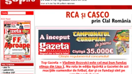 Ziarele de sport si tabloidele, in topul preferintei internautilor romani