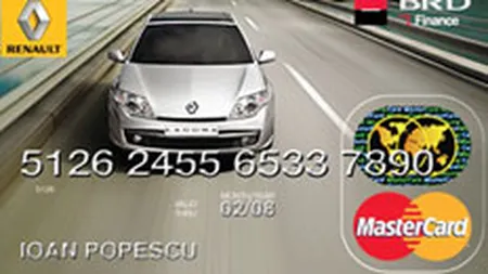 Renault si BRD au lansat un card cu limita de credit de 15.000 lei