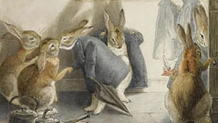 O ilustratie cu iepuri, vanduta prin licitatie cu 580.000 $