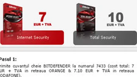 BitDefender introduce plata licentelor antivirus prin SMS