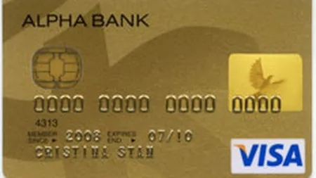 Alpha Bank a lansat un card cu cip - AlphaCard VISA Gold