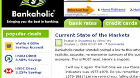 Un blog financiar detinut de o singura persoana s-a vandut cu 12,4 mil. $