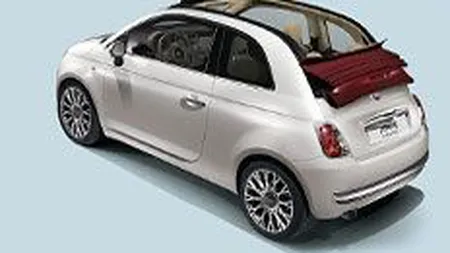 Versiunea cabrio a Fiat 500 va ajunge in Romania in doua parte a anului