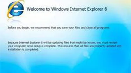 Microsoft a lansat Internet Explorer 8, \cel mai sigur browser din piata\