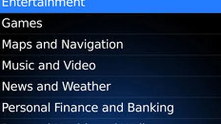 BlackBerry lanseaza un magazin online de aplicatii