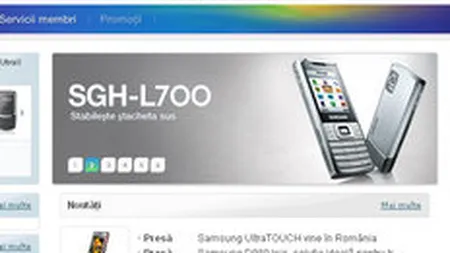 Samsung a lansat primul sau portal pe segmentul de telefoane mobile, in Romania