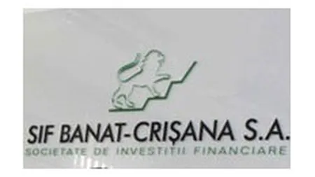 SIF Banat-Crisana: Profit de numai 16.000 euro in T1