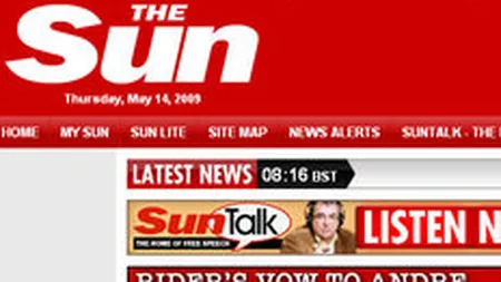 The Sun si The Guardian, cele mai citite cotidiene online din Marea Britanie in martie