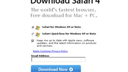 Noua versiune a browser-ului Apple: 11 milioane de descarcari in 3 zile