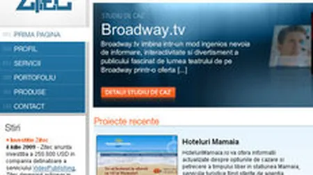 Romanii de la Zitec si-au dublat veniturile si investesc 250.000 euro intr-o platforma de streaming video