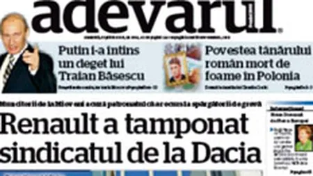 Adevarul Holding a sistat colaborarea cu Rodipet pentru o datorie de 1,2 mil. euro