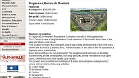 Proprietati din Romania in valoare de peste 87 mil. euro, scoase la vanzare pe site-ul Financial Times