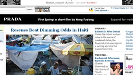 New York Times ar putea introduce taxa pentru continutul online