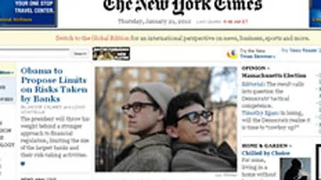 Continutul de pe site-ul New York Times, cu plata din 2011