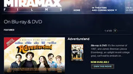 Disney vrea sa vanda divizia de film Miramax cu 700 mil. dolari