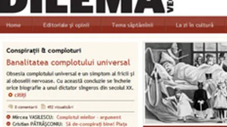 Dilema Veche umbla la imagine ca sa sustina explozia tirajului: Nu suntem o revista greu de citit