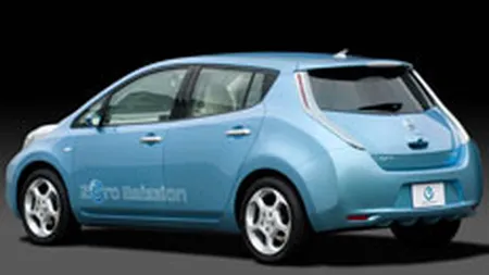 Nissan lanseaza modelul electric Leaf in Marea Britanie, in februarie 2011