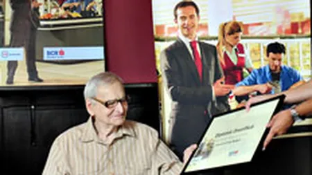 Radu Beligan este cel mai in varsta utilizator de internet banking BCR