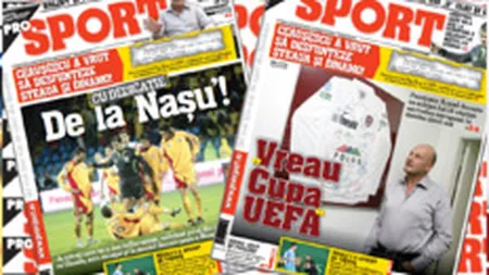 Pro Sport contraataca: Noi vom fi primul ziar 3D din Romania, nu Gazeta Sporturilor