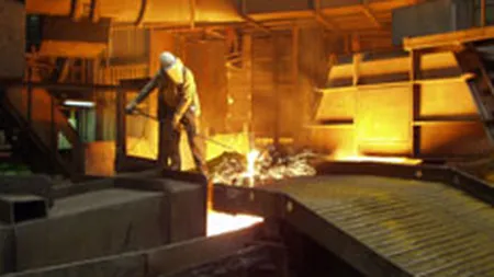 Productia de otel a Romaniei a crescut cu aproape doua treimi in primul semestru, la 1,86 mil.tone
