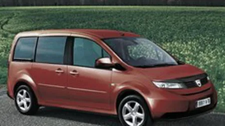 Dacia pregateste lansarea in 2012 a unui model monovolum cu 7 locuri
