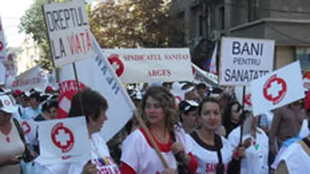 Violente la mitingul sindicalistilor din Piata Victoriei