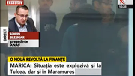 Un nou protest spontan la Finante: Angajatii se tem ca nu-si vor primi stimulentele