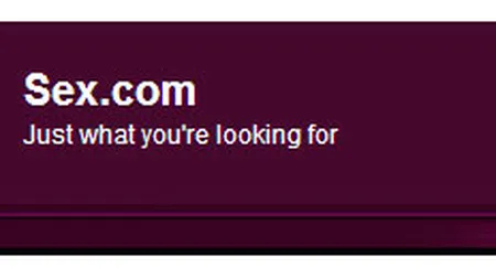 Domeniul Sex.com, vandut cu 13 mil. dolari