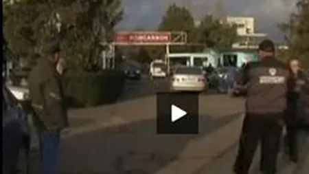 Jaf armat la casieria Romcarbon Buzau. VIDEO