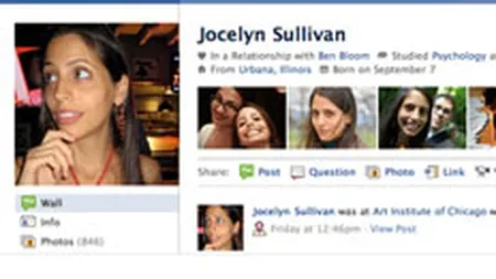Facebook a \redesenat\ pagina de profil. Vezi care sunt noutatile
