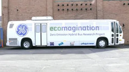 GE a realizat \autobuzul electric\. Vezi VIDEO