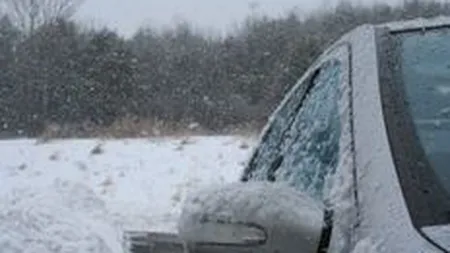Trafic dificil din cauza zapezii pe mai multe drumuri nationale. Afla unde