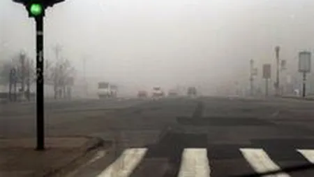 Polei si ceata pe unele drumuri din tara