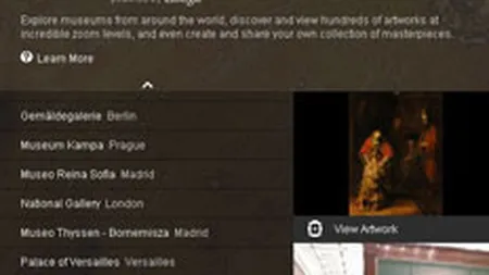Admira unele dintre cele mai faimoase opere de arta din fata computerului. Google a lansat Art Project