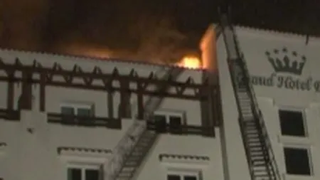 Incendiu la un hotel de lux din Mamaia