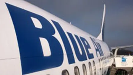 Blue Air estimeaza un avans de 5% al afacerilor in acest an, la 160 mil. euro
