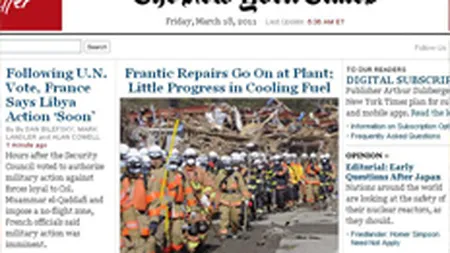 New York Times introduce taxa pentru continutul online