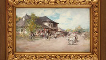 Tabloul Carciuma la Rucar de Grigorescu, cea mai scumpa opera de arta vanduta in Romania