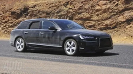 Noul Audi A6 Avant. Primele imagini fara camuflaj