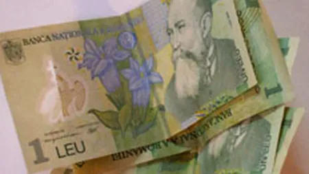 Leul s-a depreciat luni pana la 4,0860 lei/euro