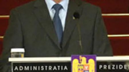 Presedintele Basescu viziteaza santierele de pe autostrada Bucuresti-Ploiesti