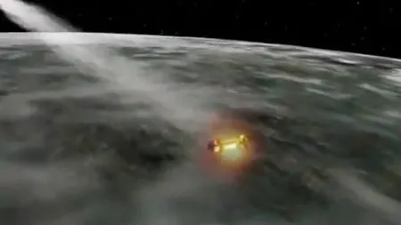 Satelitul american de marimea unui microbuz a cazut pe Pamant