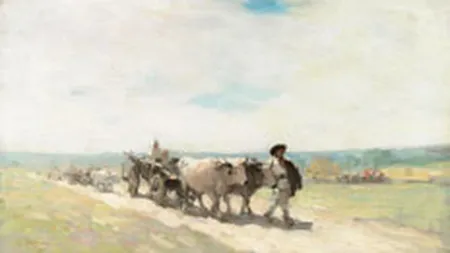 Un Car cu boi de Grigorescu, vandut cu 104.000 $ la New York
