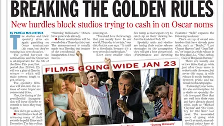 Publicatia-emblema a showbiz-ului hollywoodian, scoasa la vanzare